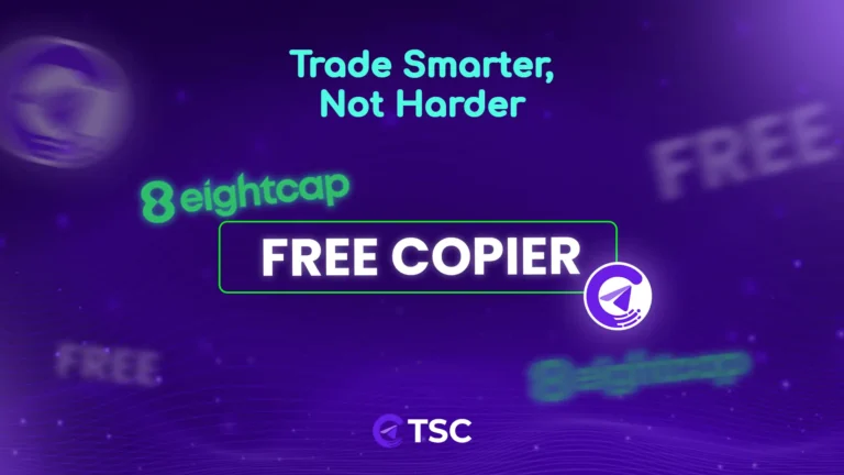 Get a free trade copier with eightcap deposit feature image.