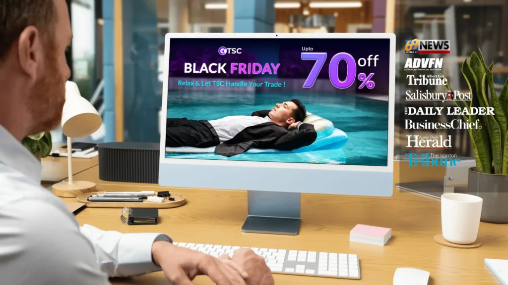 Telegram Signal Copier's Black Friday Campaign Offer Featured on top USA news portals