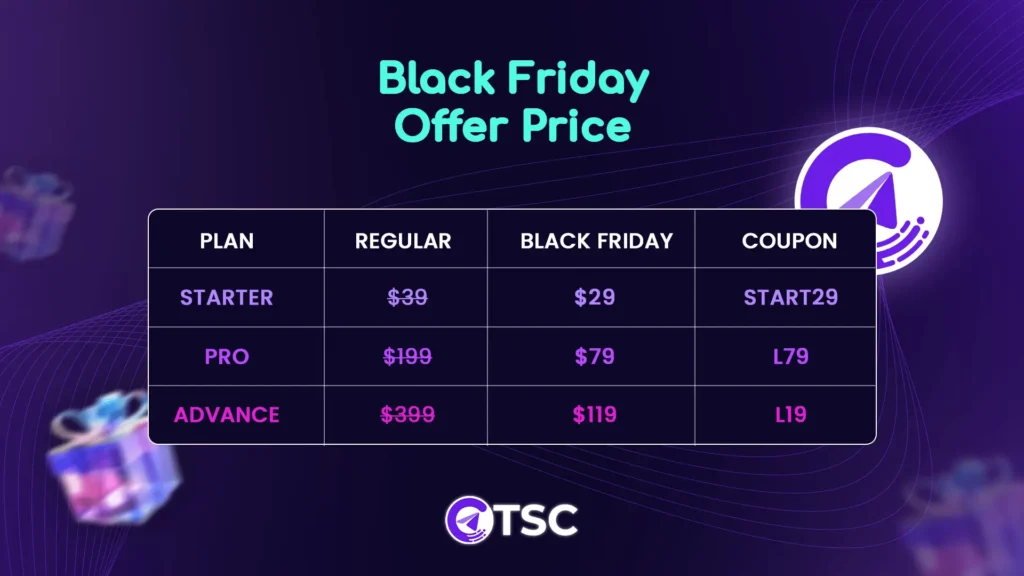 TSC Black Friday Offer Pricing List