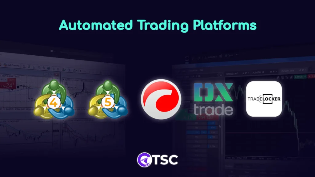 Showcasing Automated Forex Trading Platforms Like Meta Trader, cTrader, DxTrade, TradeLocker.