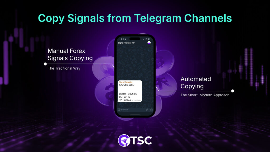 Copy Signals from Telegram Channels